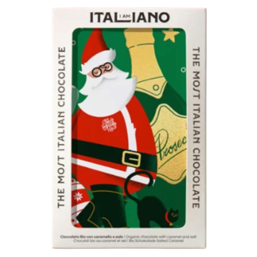 2026 PRESALE CHRISTMAS 20% Off (with code PRESALE at checkout), I Am Italiano Organic Chocolate with Salted Caramel (Prosecco)