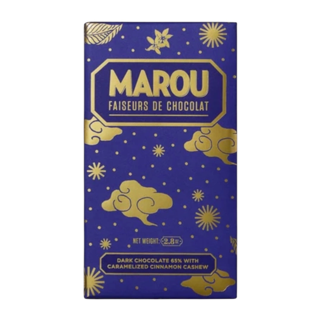 2026 PRESALE CHRISTMAS 20% Off (with code PRESALE at checkout), Marou Dark Chocolate 65% Carmelized Cinnamon and Cashew Neopolitans