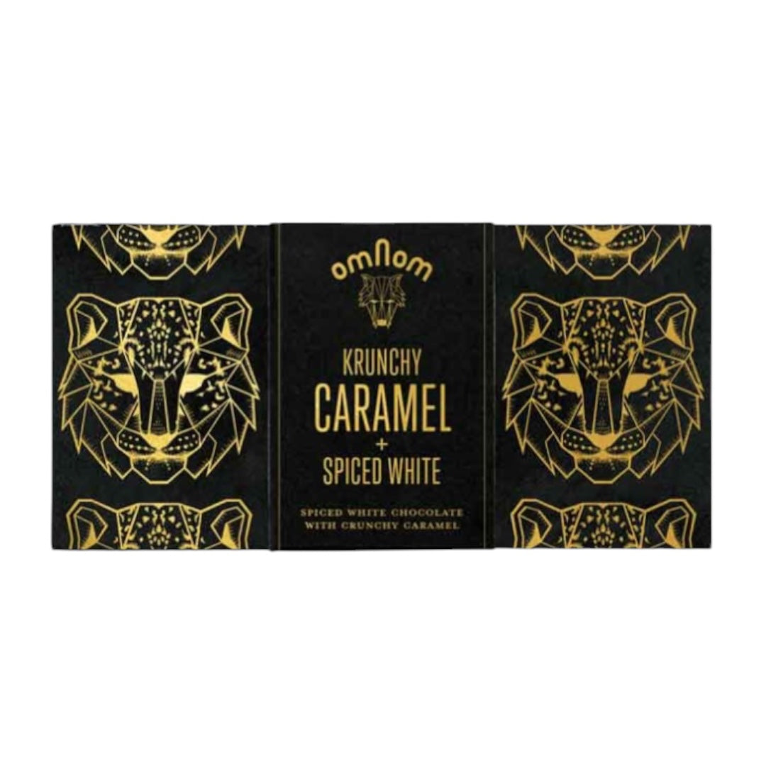 2026 PRESALE CHRISTMAS 20% Off (with code PRESALE at checkout), Omnom Krunchy Caramel  & Spiced White Chocolate