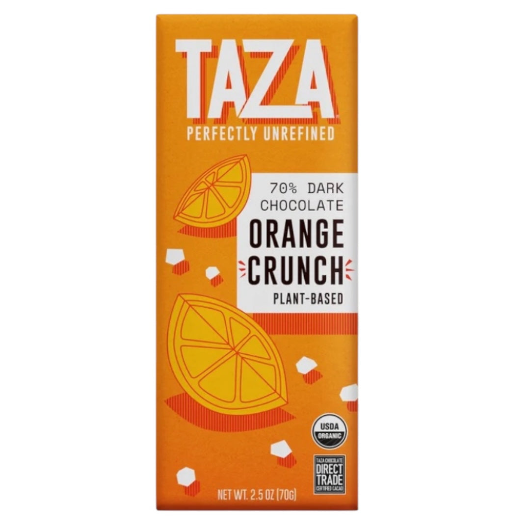 2026 PRESALE CHRISTMAS 20% Off (with code PRESALE at checkout),  Taza Dark Chocolate Orange Crunch Holiday Bar