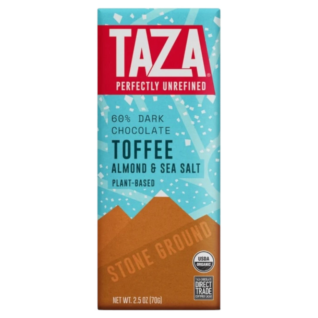 2026 PRESALE CHRISTMAS 20% Off (with code PRESALE at checkout),  Taza Toffee Almond Holiday Amaze Bar