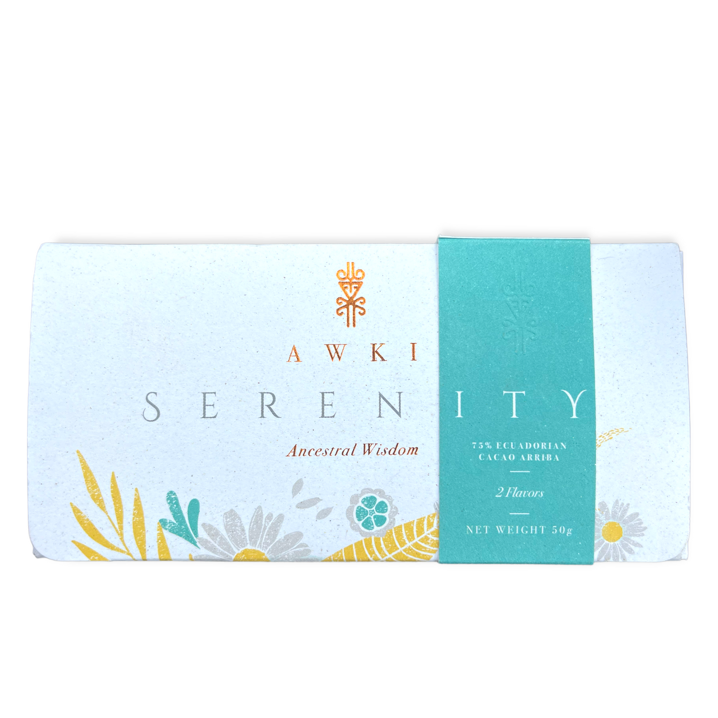 AWKI 75% Serenity bar, 2 flavors