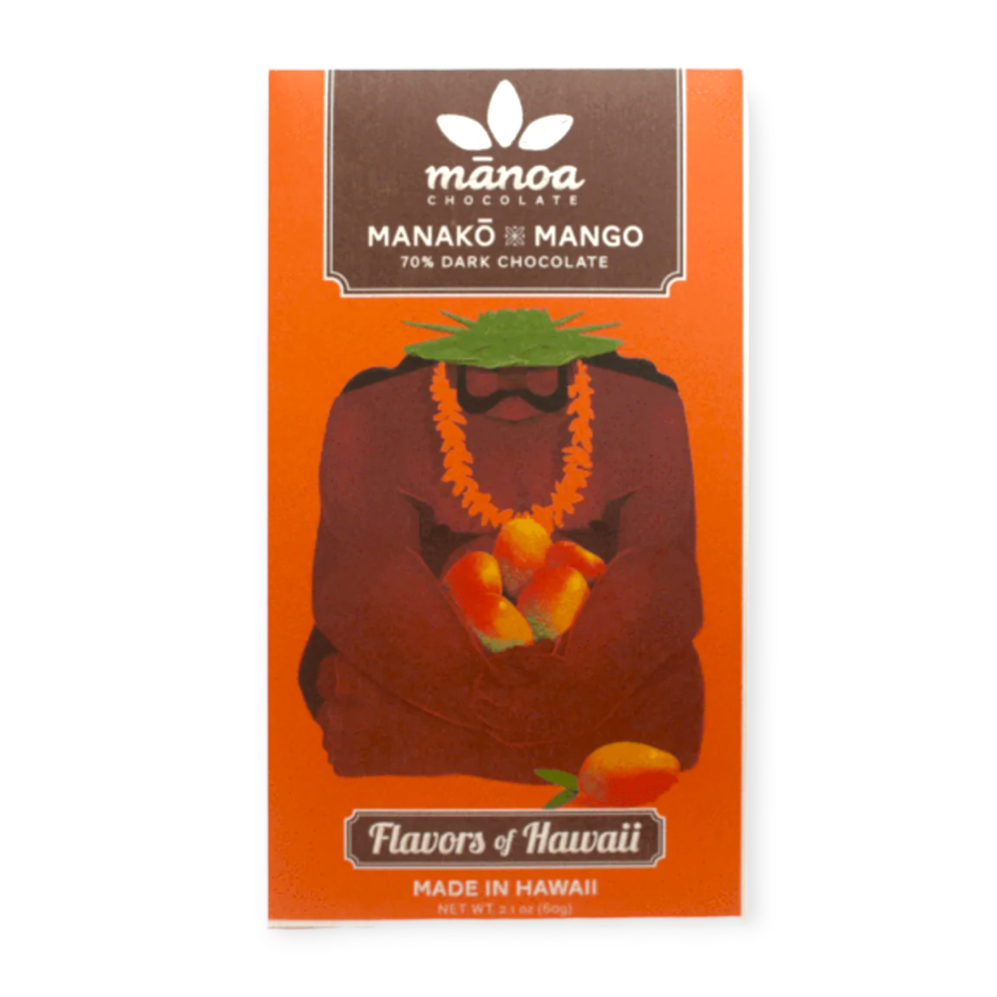 Manoa Manako Mango 70% dark chocolate
