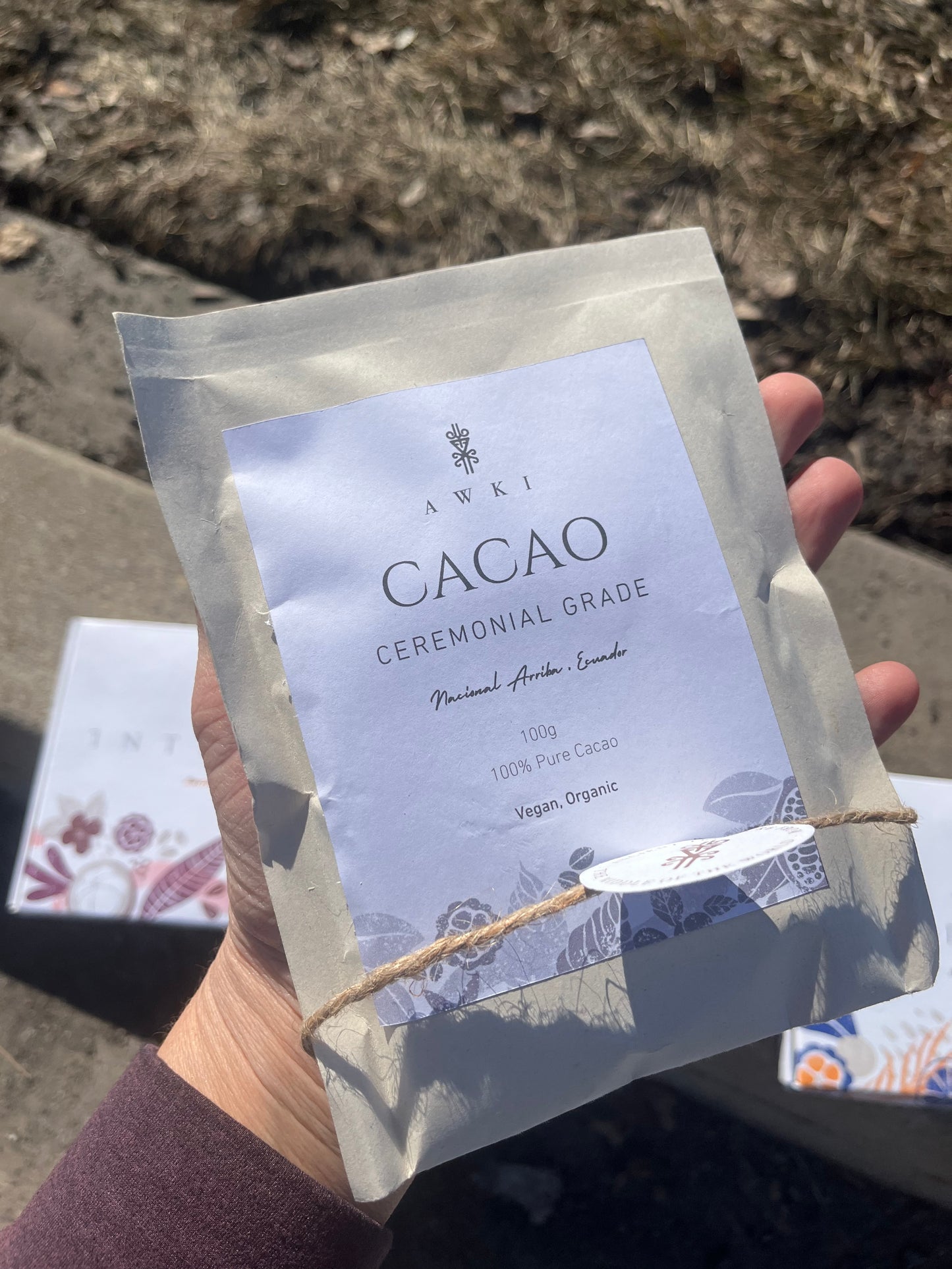 AWKI 100% cacao ceremonial cacao